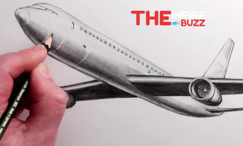 airplane drawing