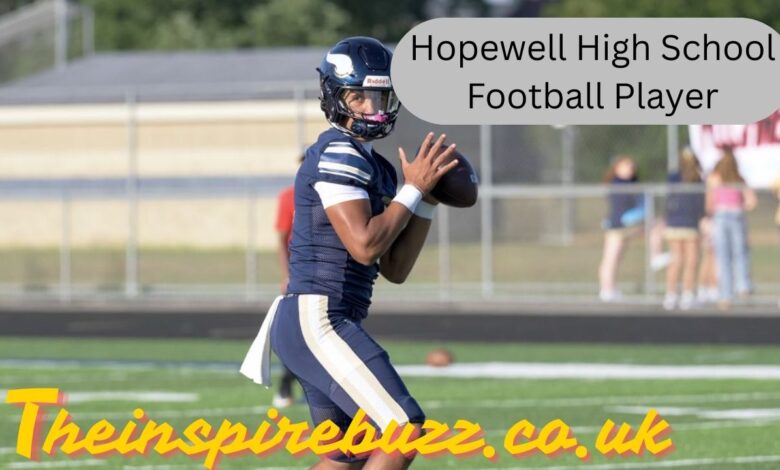 Hopewell High School Football Player