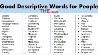 descriptive words for people