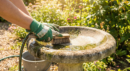 Concrete Bird Bath