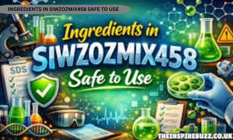Ingredients in Siwzozmix458 Safe to Use